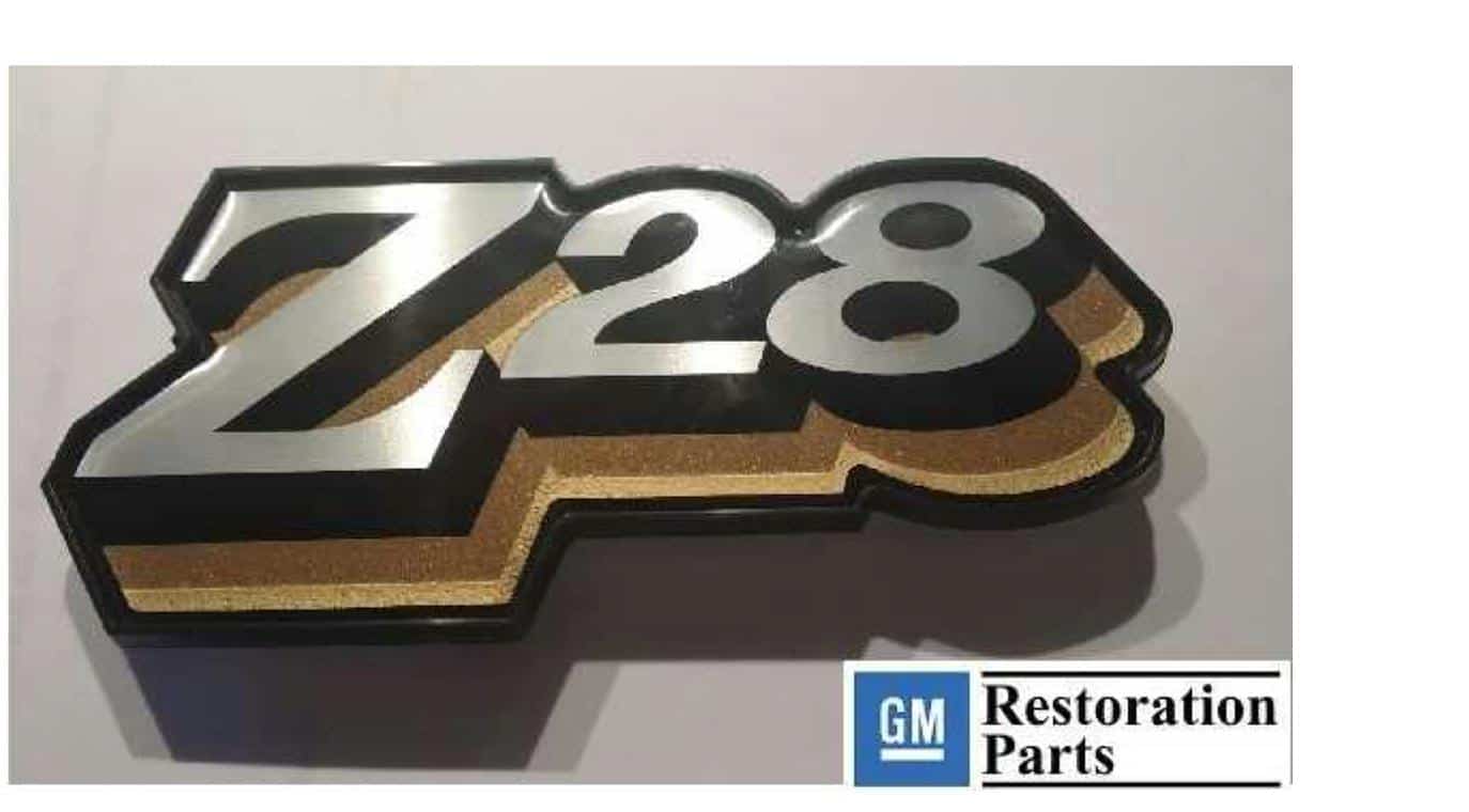 78 Camaro Z28 Fuel Door: GOLD